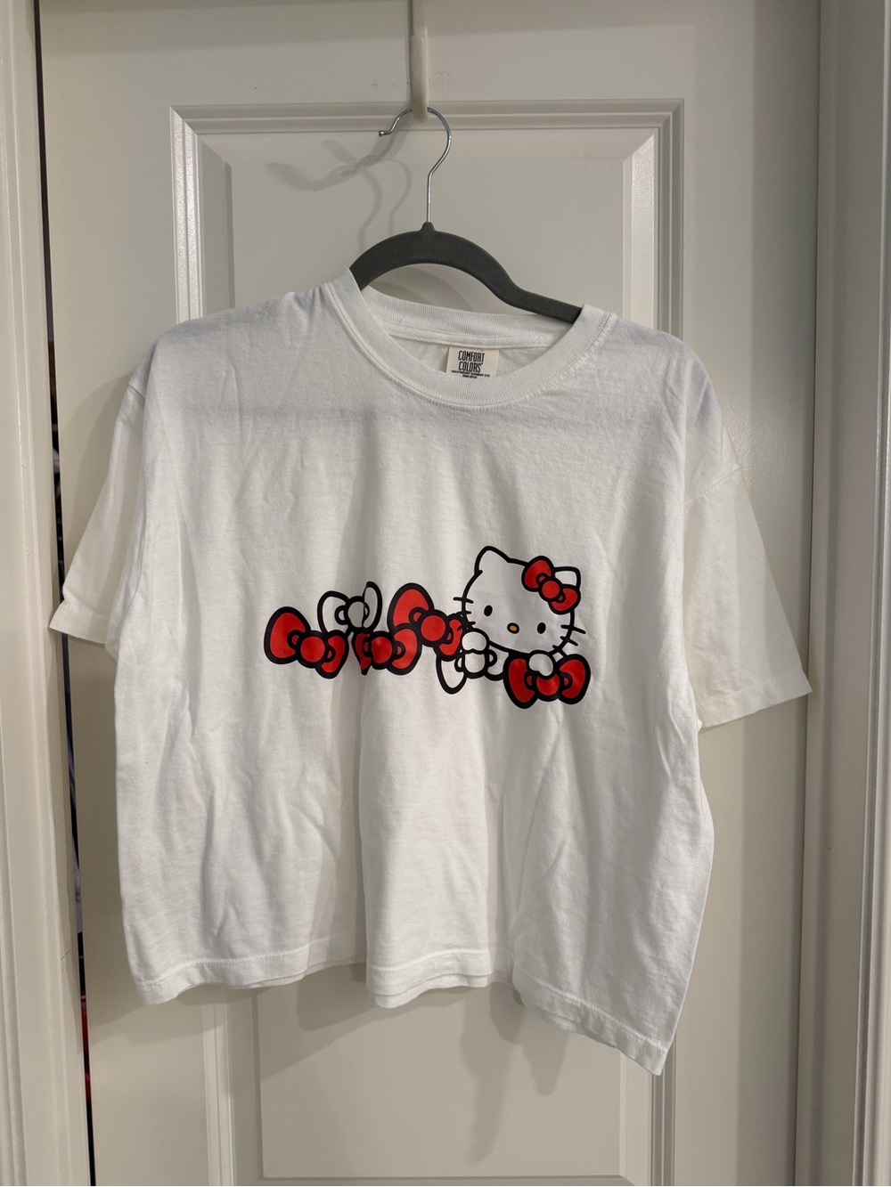 Hello kitty crop top t shirt